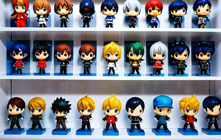 Nendoroid Display**

"A brightly lit display case filled with adorable Nendoroid figures, each posed dynamically, fully clothed characters from various anime and video games, safe for work, appropriate content, professional display setup, perfect anatomy for chibi style, correct proportions, modest display, family-friendly, high quality, studio lighting."

**