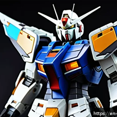 Home 15 건담 마스터 등급 소개 - A highly detailed 1/100 scale Master Grade Gundam model in dynamic battle pose, featuring intricate ...